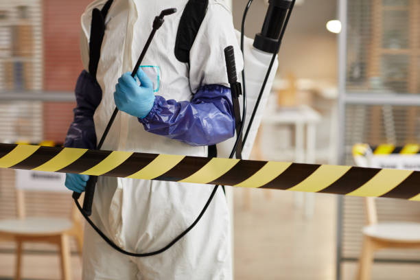 Professional Blood Cleanup technician working in College Corner, OH